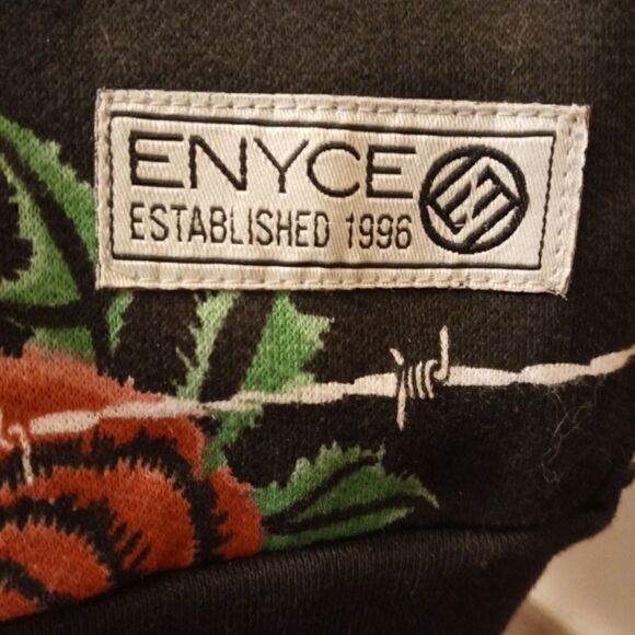 Vintage Enyce-Sean Combs 90's Apparel Hoodie Sweater Rose/Thorn NWT  L - Picture 3 of 6